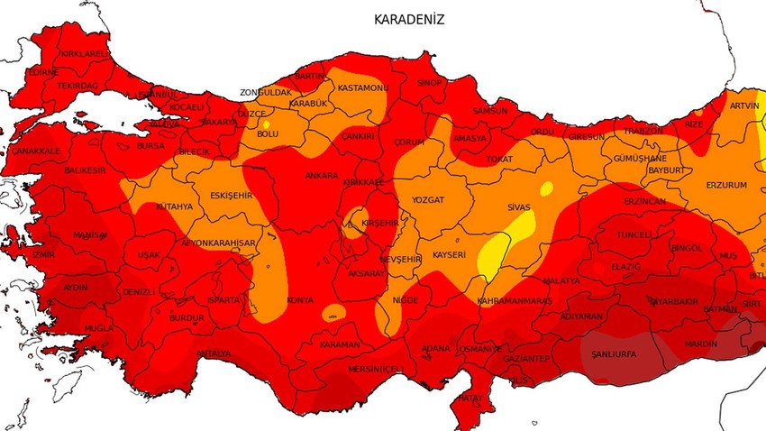 Marmara bölgesine cumartesi inecek sistemin kaynağı belli oldu. Yüzde 86 Afrika'dan, yüzde 14 Orta Doğu üzerinden geliyor. Yanında 1 tane de misafir var