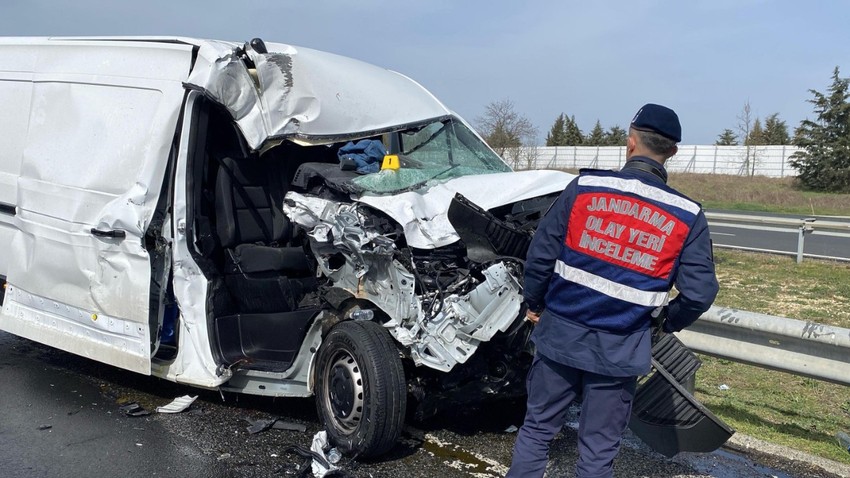 Tekirdağ’da feci kaza! Minibüs, tankere çarptı: Ölü ve yaralı var