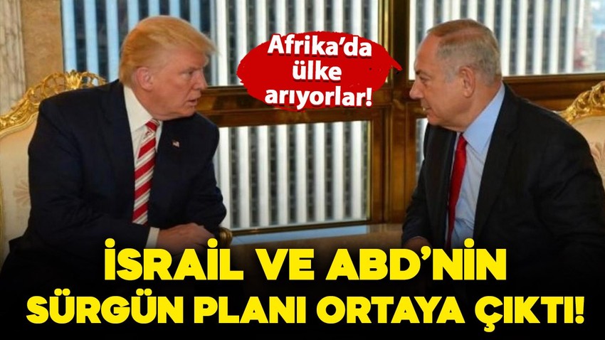 İsrail ve ABD'nin sürgün planı devrede: Filistinliler için Afrika'da ülke arıyorlar!