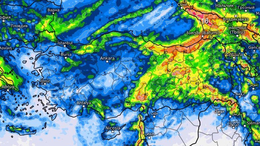 Türkiye'ye salı gecesinden itibaren kuzeyden çok sert giriş yapacak. Her yere kısa sürede yayılacak