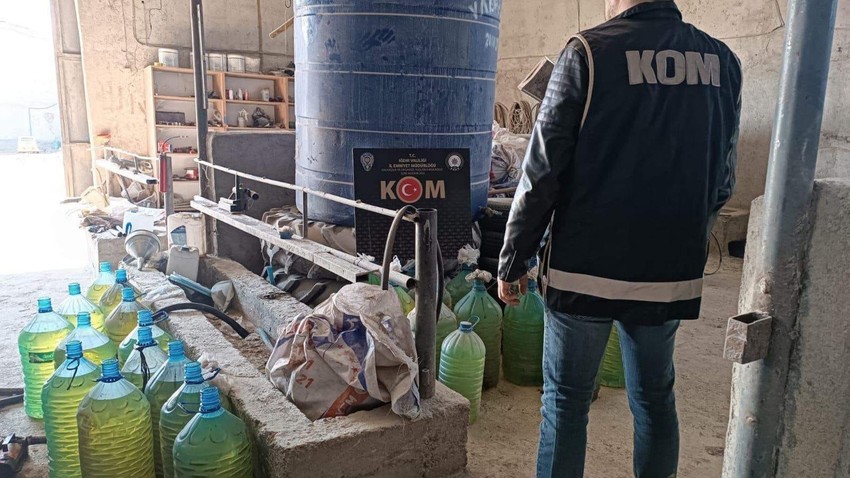 Iğdır'da, 517 litre kaçak akaryakıt ele geçirildi; 2 gözaltı