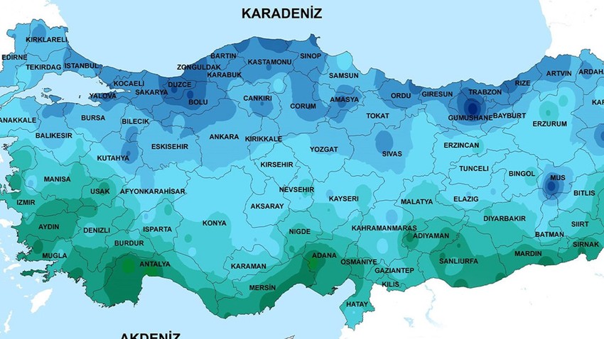 Türkiye'ye çarşamba uyarısı verildi... Birçok ilimizi doğrudan etkileyecek