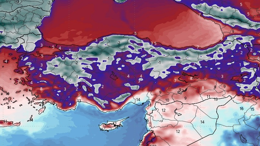 Türkiye'ye çarşamba gece saat 05.00 sularında giriş yapacak, cumartesiye kadar bizimle