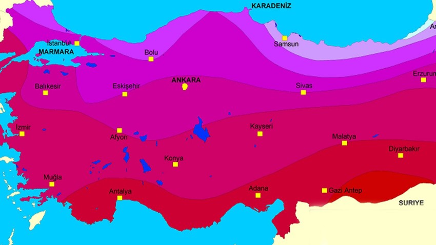 Türkiye'de perşembe gecesi Akdeniz'e kadar inecek. Her yeri sarıp cumartesi çıkış yapacak