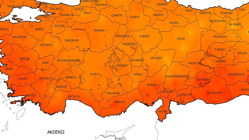 Hatay, Adana, Mersin, Kilis, Kahramanmaraş ve Gaziantep'e tek tek cumartesi uyarısı verildi. 1  hafta fokur fokur kaynatacak