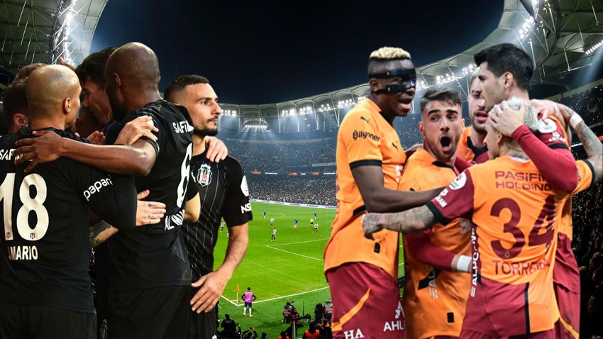Süper Lig’de dev derbi! Beşiktaş- Galatasaray karşılaşacak! İşte muhtemel ilk 11’ler