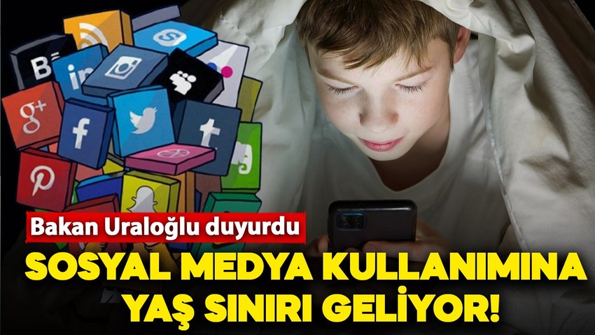 Bakan Uraloğlu açıkladı: Sosyal medya kullanımına yaş sınırı geliyor!