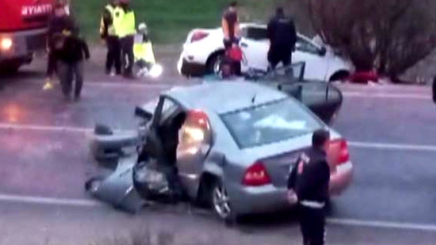 Afyonkarahisar'da feci kaza: Baba ve kızı öldü! 4 kişi yaralandı