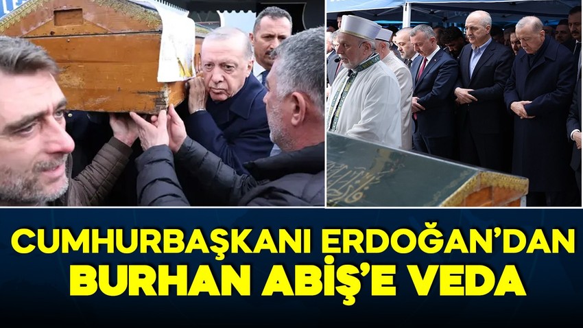 Cumhurbaşkanı Erdoğan, Kocaeli'de Burhan Abiş'in cenazesine katıldı