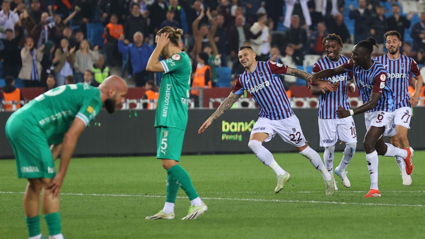 5 gol, 3 kırmızı kart! 120 dakikalık Trabzonspor- Bodrum FK maçı nefes kesti!
