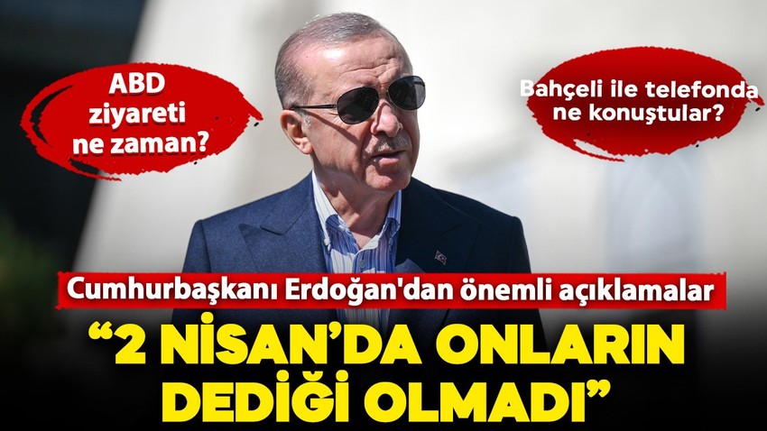 Cumhurbaşkanı Erdoğan'dan 'boykot' tepkisi: 2 Nisan'da onların dediği olmadı!