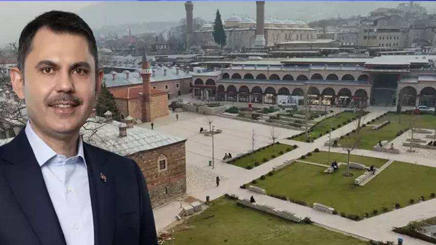 Bakan Kurum: Bursa'mızın kalbi Tarihi Hanlar ve Çarşılar bölgesi nefes aldı