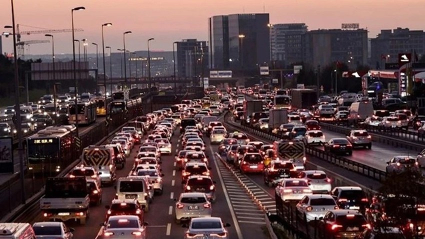 İstanbul trafiğinde yağmur yoğunluğu