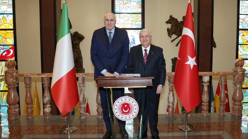 Bakan Güler, İtalyan mevkidaşı Crosetto ile bir araya geldi