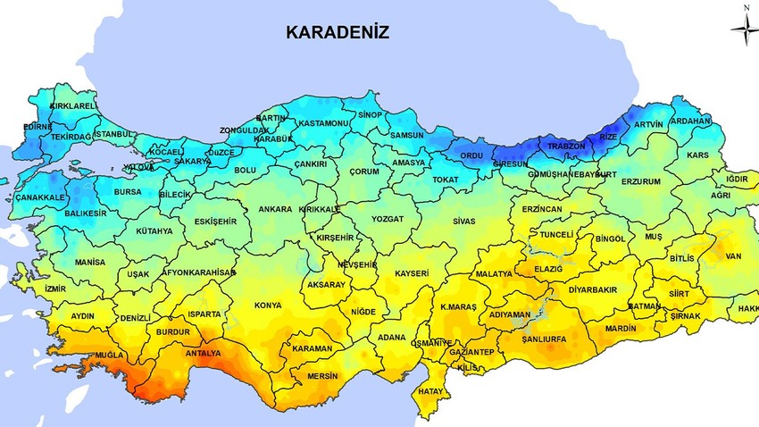 Türkiye'ye perşembe giriş yapacak, cuma günü tüm Türkiye'ye yayılacak
