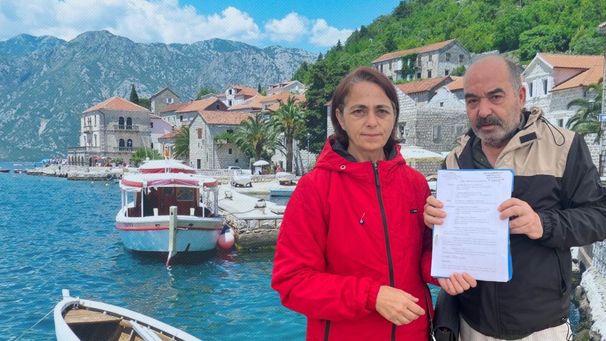 Karadağ'da ev almak isterken dolandırıldılar! Üstüne bir de şikayet edildiler!