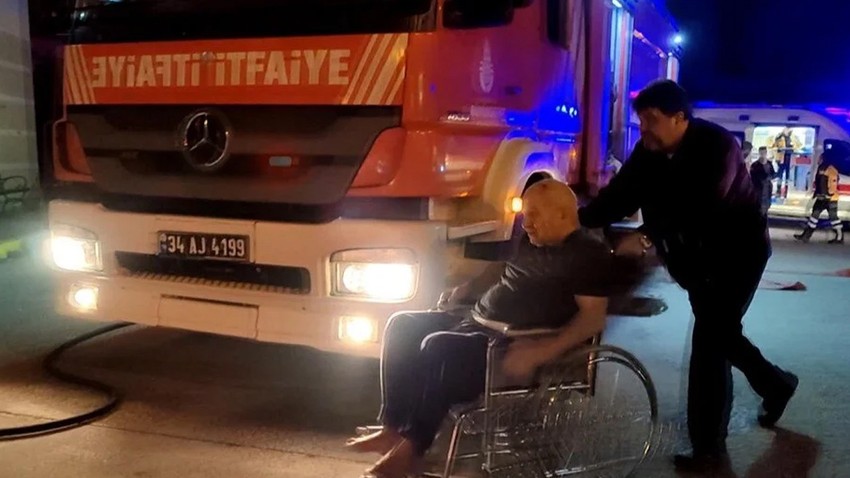 Maltepe'de huzurevinde yangın! Çok sayıda kişi hastaneye kaldırıldı