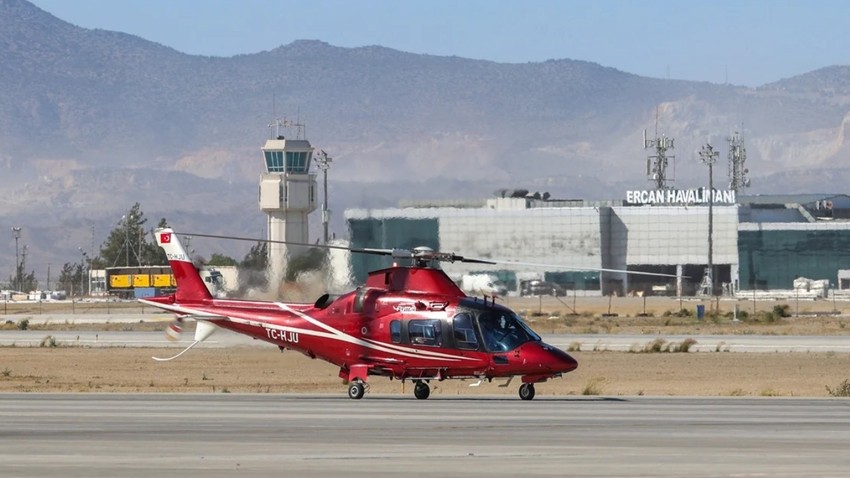 Türkiye ile KKTC arasında 'taksi helikopter' seferleri başladı