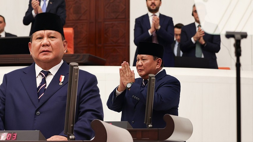 Endonezya Cumhurbaşkanı TBMM'de konuştu! Kahramanım diyerek iki Türk lideri saydı