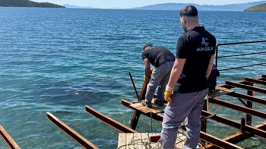 Muğla'da kaçak iskeleye 3 milyon TL ceza kesildi