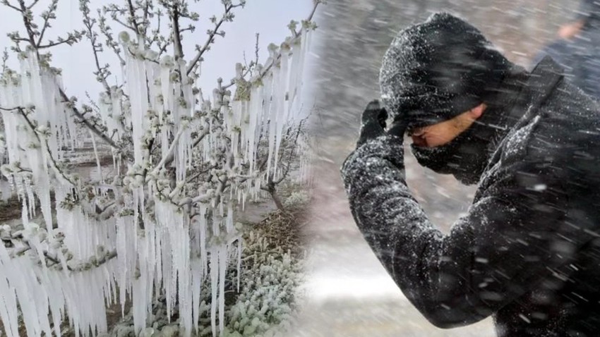 Meteorolojiden 27 il için sarı kodlu uyarı: Zirai don, yoğun kar!
