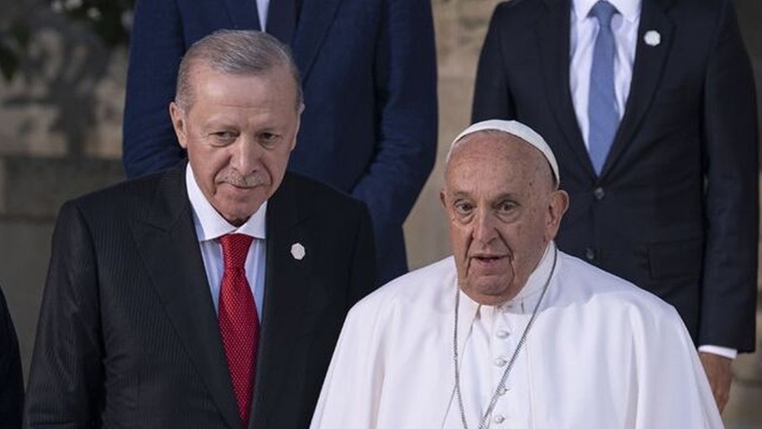 Cumhurbaşkanı Erdoğan'dan Papa Fransuva için taziye mesajı