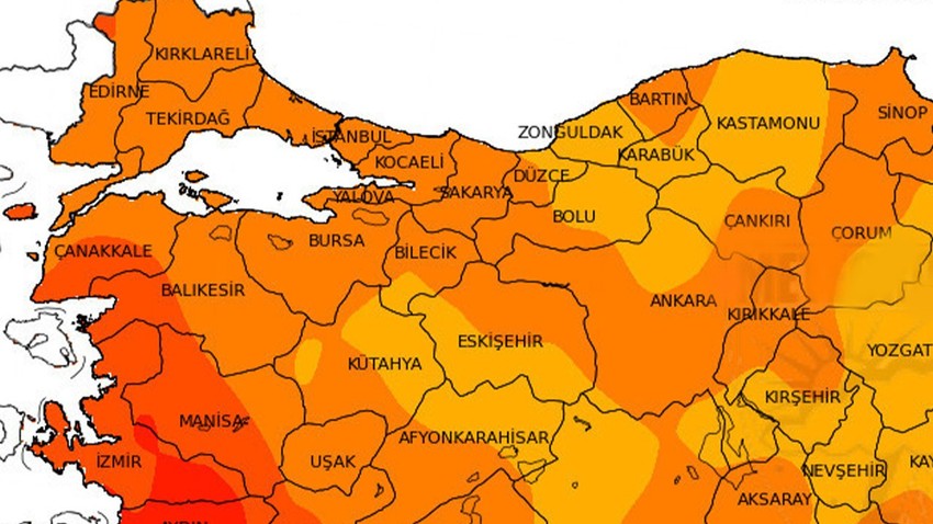 Bursa, Eskişehir, Bilecik, Kocaeli, Sakarya, Düzce, Bolu, Yalova'ya pazar uyarısı tarihle şimdi verildi. Bol bol geliyor