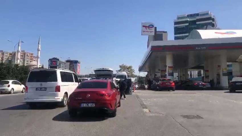 İstanbul’da deprem paniği! Vatandaşlar akaryakıt istasyonlarına akın etti