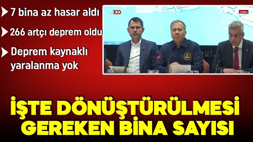 3 bakandan ortak açıklama! Bakan Kurum belediyelere seslendi! İşte dönüştürülmesi gereken bina sayısı!