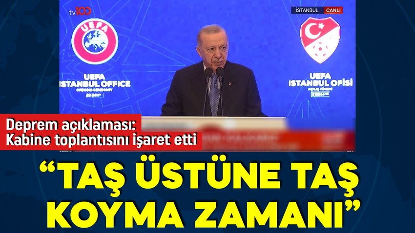 Cumhurbaşkanı Erdoğan'dan önemli açıklamalar: Laf değil taş üstüne taş koyma zamanı!