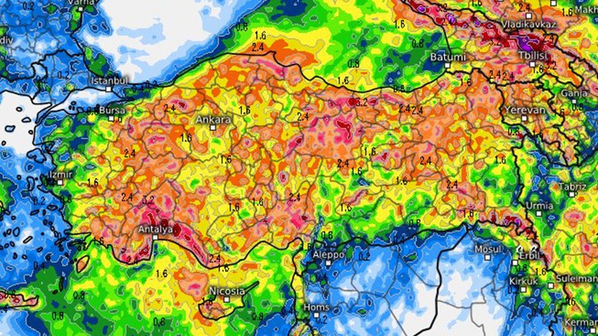 Türkiye'ye pazar uyarısı verildi. Bu tarihe dikkat her yeri kaplayacak