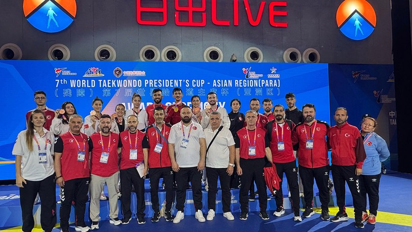 Milli para tekvandocular, Çin'de 7 madalya kazandı