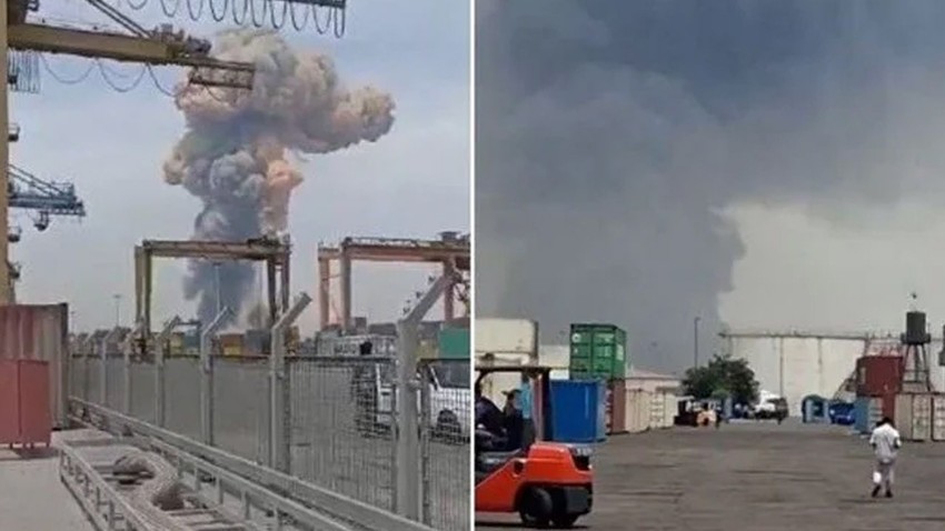 İran’da limanda şiddetli patlama! Can kaybı yükseldi: Çok sayıda yaralı var