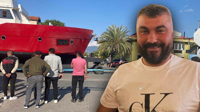 Fethiye'de feci ölüm! Traktörle taşınan tekneden düştü