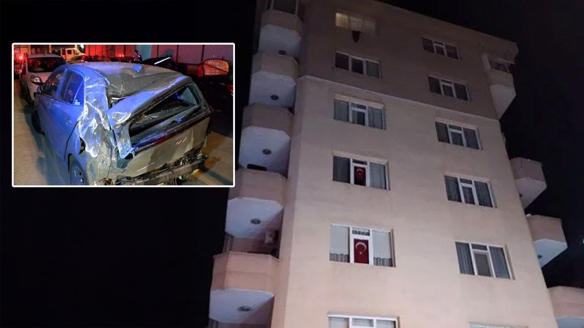 Kadıköy'de bir binanın 5'nci katında balkon çöktü! Apartman sakinleri tahliye edildi