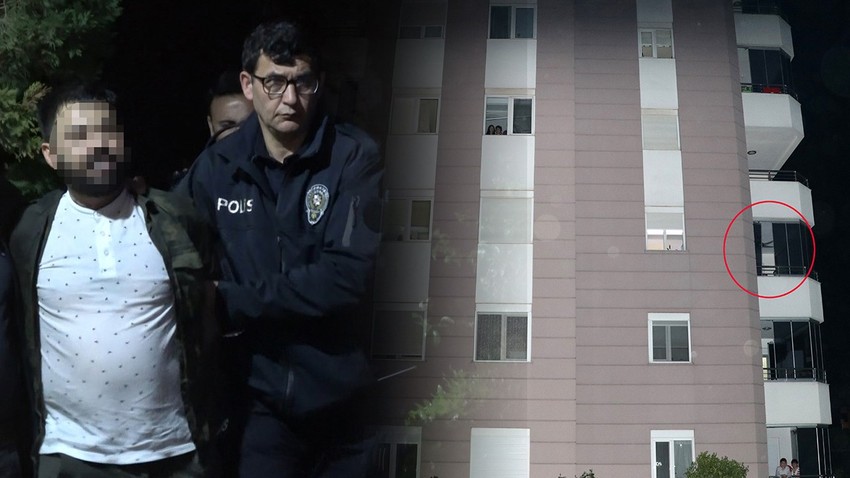 Antalya'da şoke eden olay! Ailesini rehin aldı, balkonda çığlıklar attı! 'Paranın peşindeler! diye bağırdı!