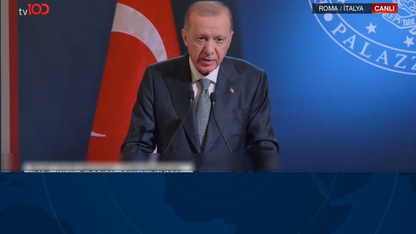 Cumhurbaşkanı Erdoğan'dan önemli açıklamalar: İtalya AB sürecimize desteğini sürdürüyor!