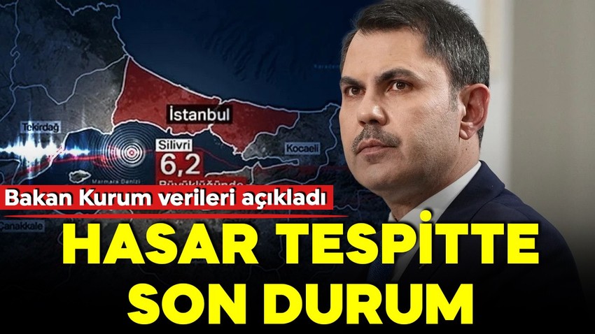 Bakan Kurum açıkladı! İşte hasar tespit çalışmalarında son durum!