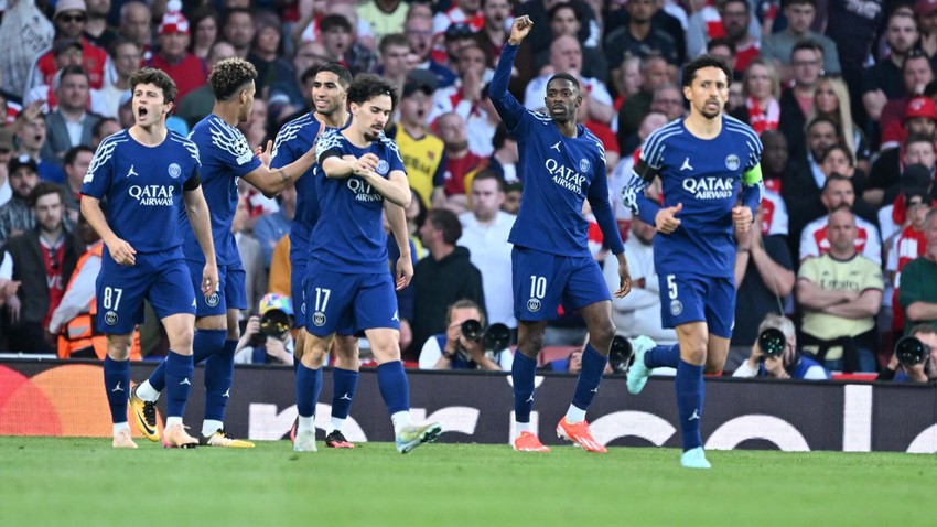 Şampiyonlar Ligi’nde Paris Saint Germain fırtınası! Arsenal’in fişini Dembele çekti