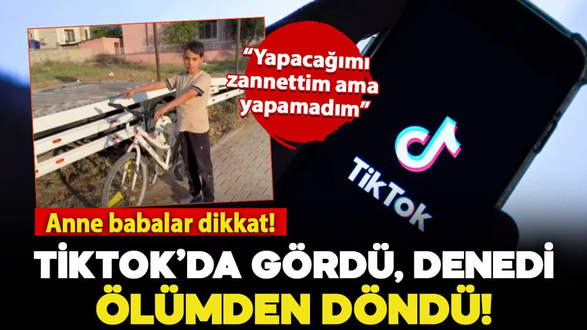 Anne babalar dikkat! Tiktok’da gördüğü görüntüyü denedi: Çocuk ölümden döndü
