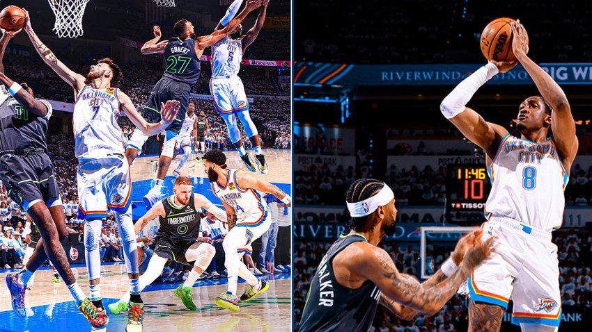 NBA final serisi: Thunder, Timberwolves’ı farklı yendi, seride öne geçti! Shai Gilgeous-Alexander şov yaptı