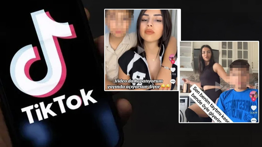 Tepki çeken görüntüler! TikTok'ta etkileşim uğruna bunu da yaptı!