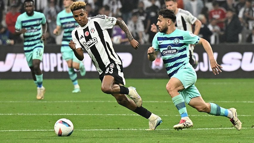 Beşiktaş Rizespor'a mağlup: Üçüncülük şansını mucizelere bıraktı