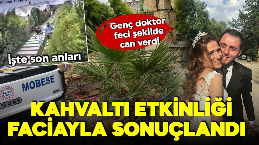 Genç doktorun düğün salonunda feci ölümü! Son anları ortaya çıktı!