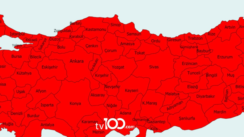 Amasya, Artvin, Bolu, Giresun, Gümüşhane, Kastamonu, Ordu, Rize, Samsun, Sinop, Tokat, Trabzon, Zonguldak'a pazartesi için önemli uyarı peş peşe verildi