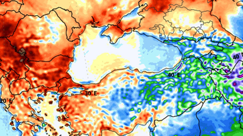 Türkiye'ye flaş tarih şimdi verildi. Çarşamba gecesi bu tablo tamamen yok olacak