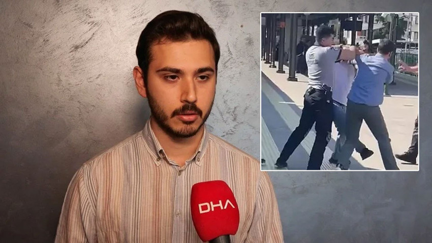 Marmaray'daki olaya karışan "mavi gömlekli" genç' konuştu