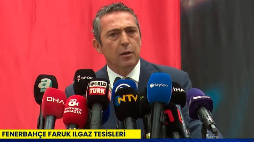 Fenerbahçe Başkanı Ali Koç'tan imza toplanmasına ilişkin sert sözler! Şampiyonluk için "sahada güçlü Fenerbahçe" vurgusu