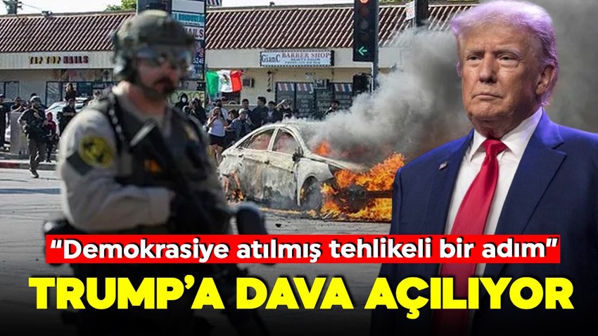 Los Angeles alev alev! Vali isyanda, Trump'a dava hamlesi!