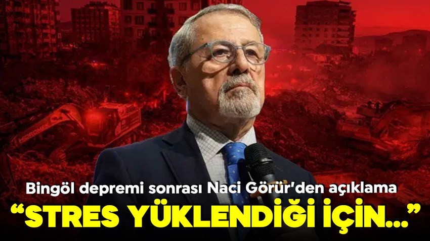 Bingöl'de gece yarısı deprem oldu! Naci Görür'den korkutan açıklama: Oraya işaret etti!